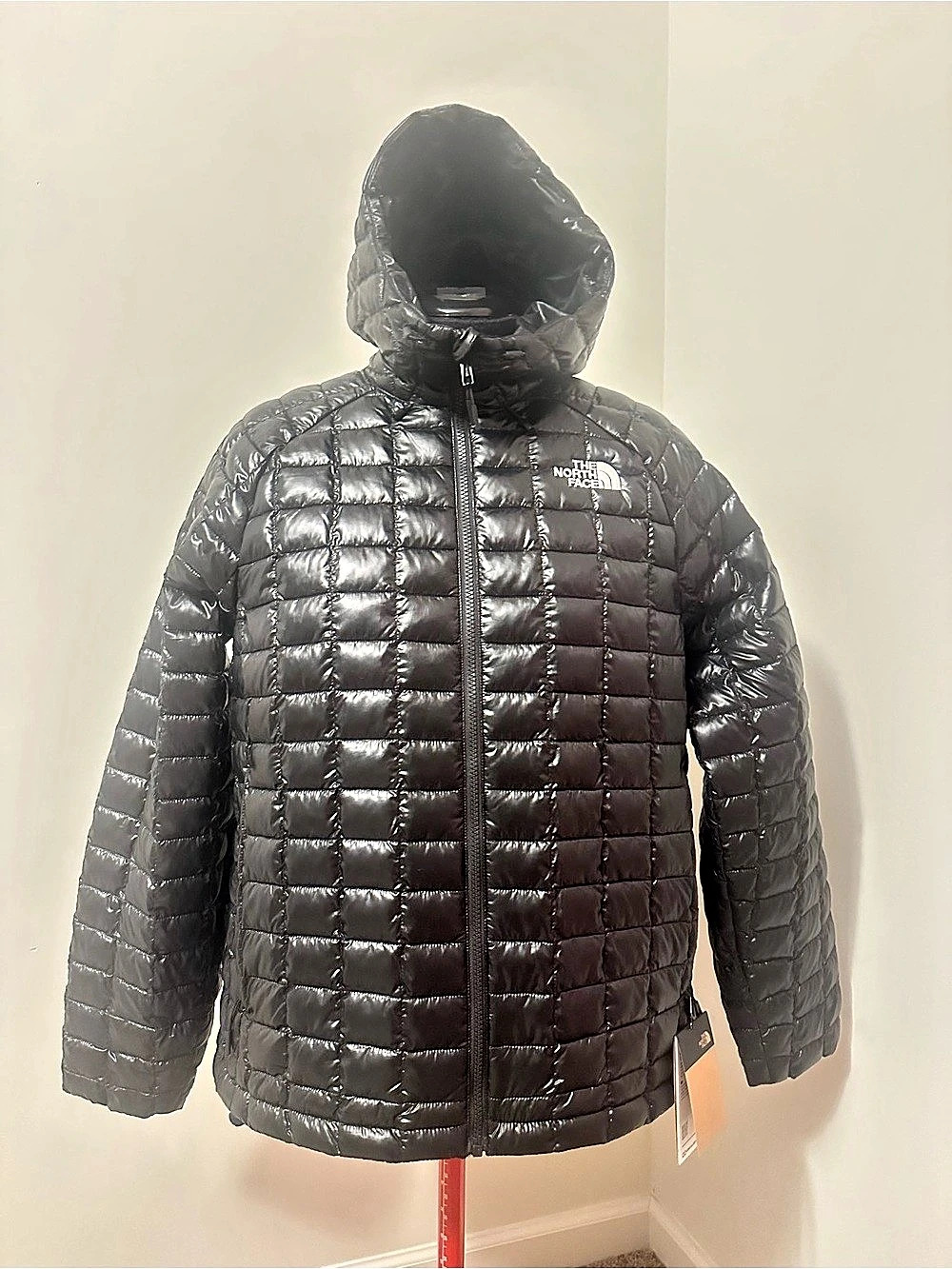 The North Face W TBALL HD JKT Puffer Jacket Black XL NWT